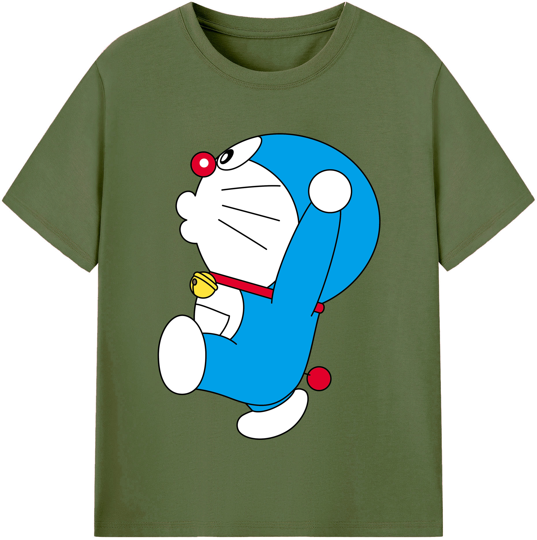 （画像用） ドラえもん Doraemon 綿100％半袖Tシャツ（フロントプリント）
